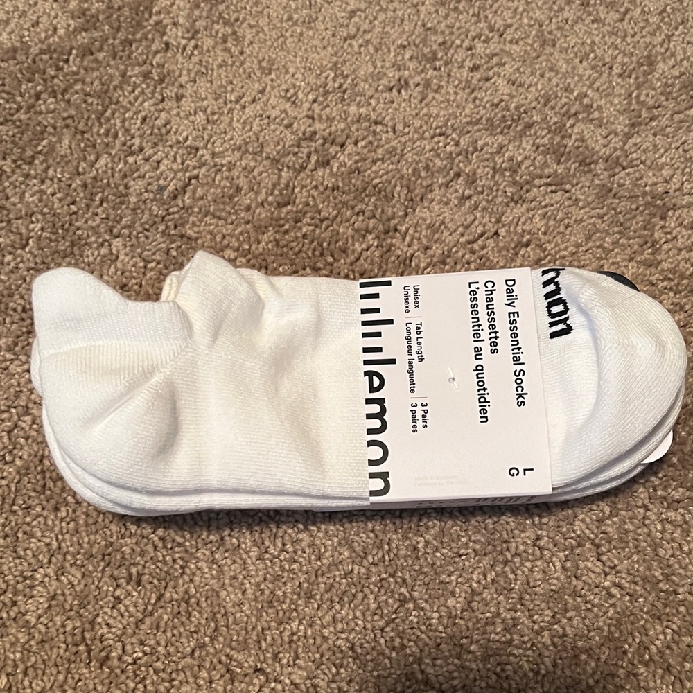 lululemon athletica White Casual Socks - 3 Pack - Picture 5 of 5
